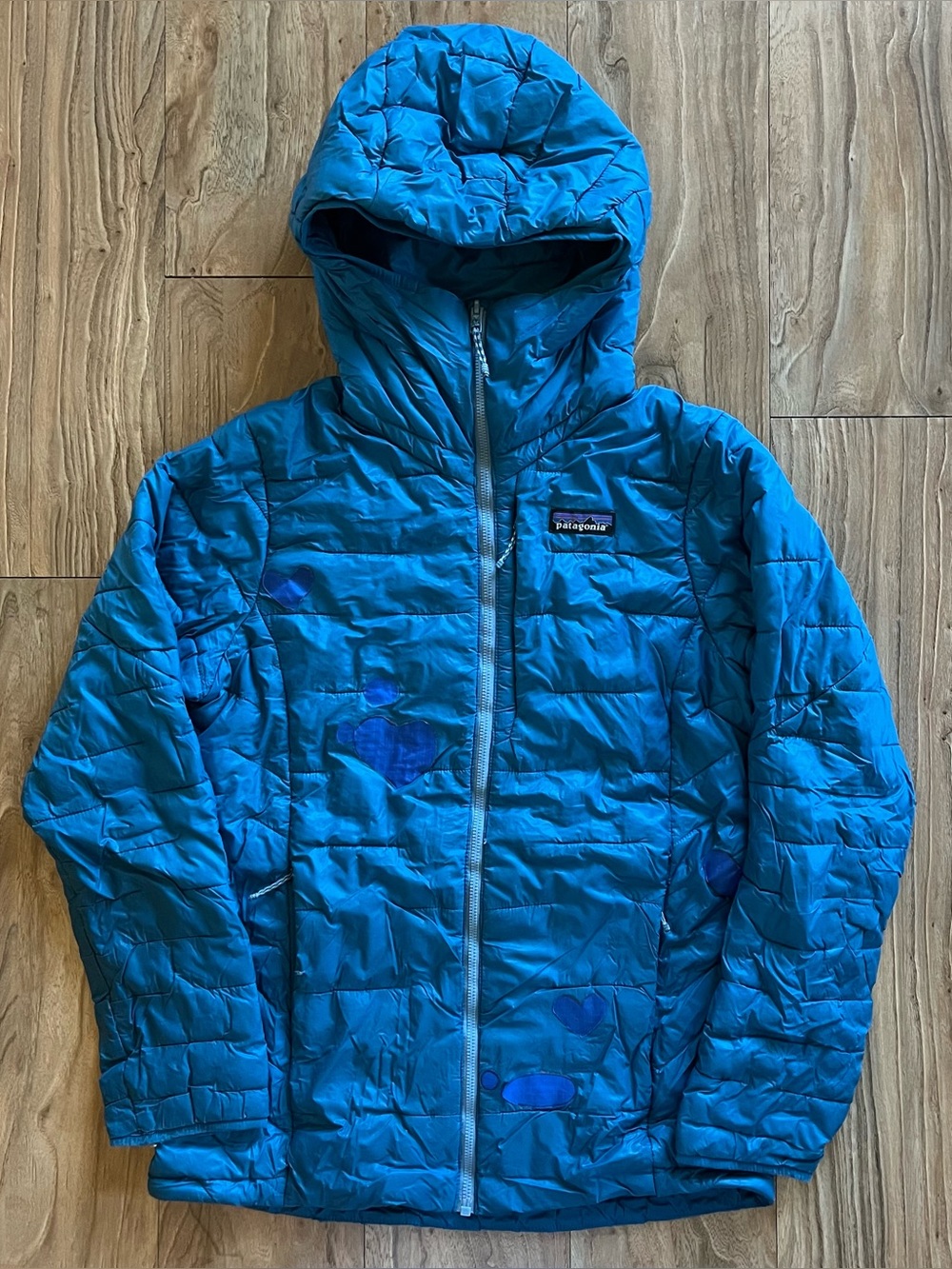 Patagonia Macro Puff Jacket in stellar blue
